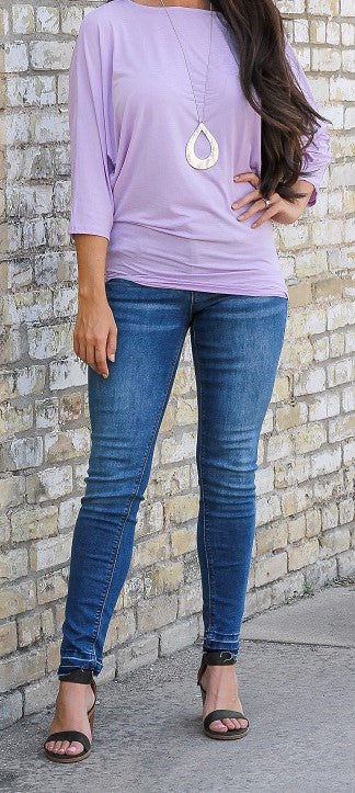 Lavender Dolman Top