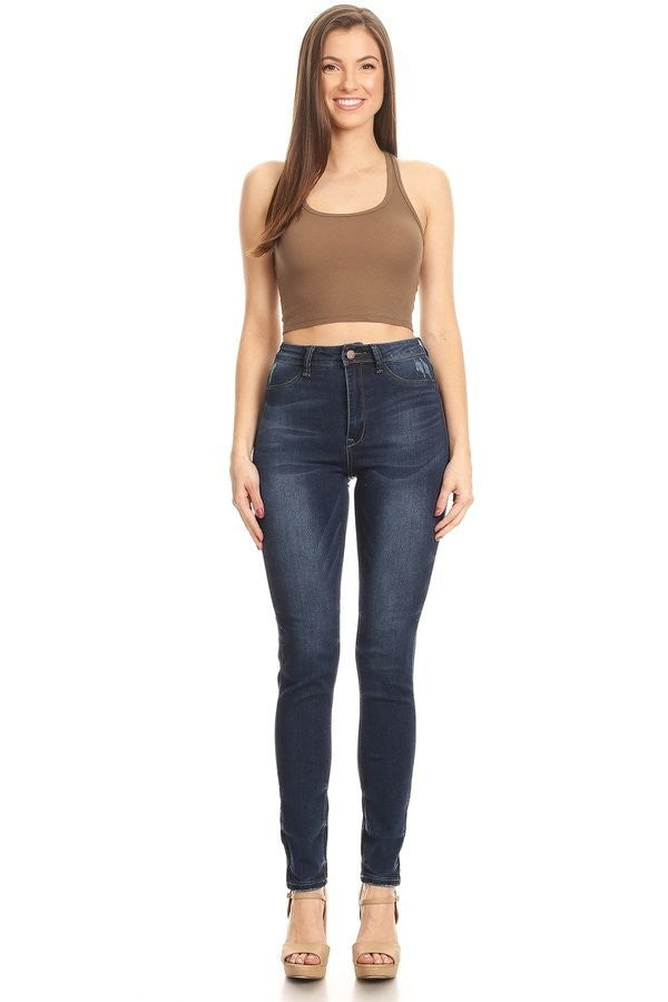 High Rise Skinny Jeans