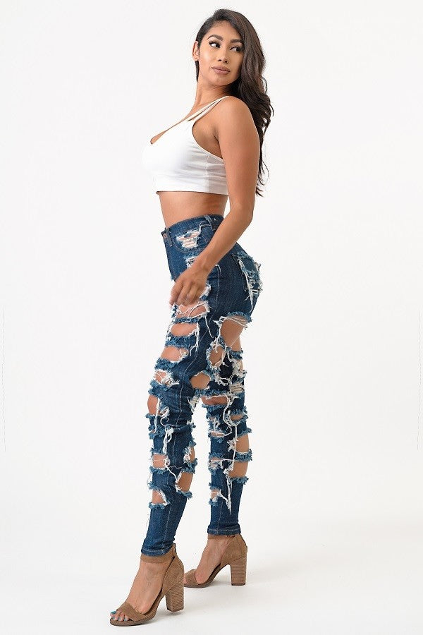 High Rise Skinny Jeans